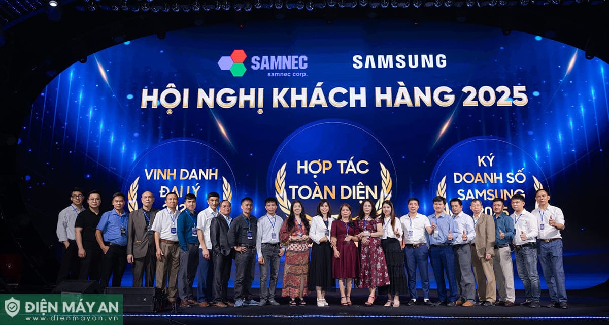Điện Máy AN – Hành Trình Từ Đại Lý Xuất Sắc Đến Đối Tác Chiến Lược Toàn Diện Cùng Samsung